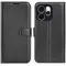 Phonesta Litchi Skin Book Wallet Klapphülle für Oppo Reno15 Pro - Schwarz