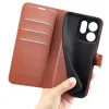 Phonesta Litchi Skin Book Wallet Klapphülle für Oppo Reno15 Pro Max - Braun 5