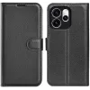 Phonesta Litchi Skin Book Wallet Klapphülle für Oppo Reno15 Pro Max - Schwarz 0