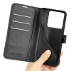 Phonesta Litchi Skin Book Wallet Klapphülle für Motorola Signature - Schwarz 5