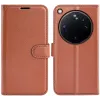 Phonesta Litchi Skin Book Wallet Klapphülle für Oppo Find X9 Ultra - Braun 0
