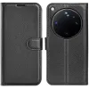 Phonesta Litchi Skin Book Wallet Klapphülle für Oppo Find X9 Ultra - Schwarz 0