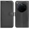 Phonesta Litchi Skin Book Wallet Klapphülle für Oppo Find X9 Ultra - Schwarz