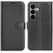 Phonesta Litchi Skin Book Wallet Klapphülle für Samsung Galaxy S26 - Schwarz