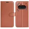 Phonesta Litchi Skin Book Wallet Klapphülle für Nothing Phone (3a) - Braun