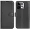 Phonesta Litchi Skin Book Wallet Klapphülle für Realme 16 Pro Plus - Schwarz