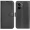 Phonesta Litchi Skin Book Wallet Klapphülle für HONOR 400 - Schwarz