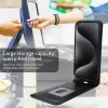 Phonesta Leder Vertical Flip Book Wallet Klapphülle für Google Pixel 9a - Schwarz 9