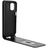 Phonesta Leder Vertical Flip Book Wallet Klapphülle für Motorola Moto G55 - Schwarz 4