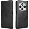 Phonesta Leder Vertical Flip Book Wallet Klapphülle für Xiaomi Redmi 14C / Xiaomi Poco C75 - Schwarz