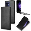 Phonesta Leder Vertical Flip Book Wallet Klapphülle für Oppo Reno13 F 4G/5G / Reno13 FS 5G - Schwarz 2