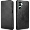 Phonesta Leder Vertical Flip Book Wallet Klapphülle für Samsung Galaxy A16 - Schwarz