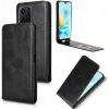 Phonesta Leder Vertical Flip Book Wallet Klapphülle für HONOR 200 Lite - Schwarz 2