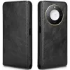 Phonesta Leder Vertical Flip Book Wallet Klapphülle für HONOR X9c Smart - Schwarz
