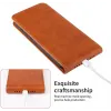 Phonesta Leder Vertical Flip Book Wallet Klapphülle für Apple iPhone 17e/16e - Schwarz 12