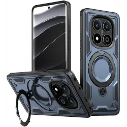 Phonesta MagLock Armor Back Cover Hülle Ring und MagSafe für Xiaomi Redmi Note 14 Pro 4G/5G/14 Pro Plus / Xiaomi Poco X7 - Dunkelblau