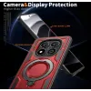 Phonesta MagLock Armor Back Cover Hülle Ring und MagSafe für Xiaomi Redmi Note 14 Pro 4G/5G/14 Pro Plus / Xiaomi Poco X7 - Rot 5