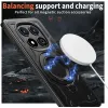 Phonesta MagLock Armor Back Cover Hülle Ring und MagSafe für Xiaomi Redmi Note 14 Pro 4G/5G/14 Pro Plus / Xiaomi Poco X7 - Schwarz 6