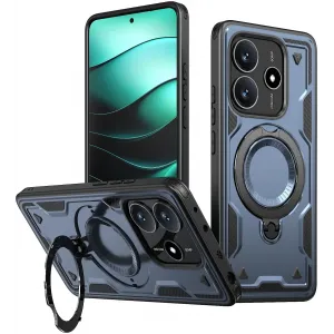 Phonesta MagLock Armor Back Cover Hülle Ring und MagSafe für Xiaomi Redmi Note 14 5G - Dunkelblau
