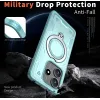 Phonesta MagLock Armor Back Cover Hülle Ring und MagSafe für Xiaomi Redmi Note 14 5G - Hellblau 3