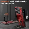 Phonesta MagLock Armor Back Cover Hülle Ring und MagSafe für Xiaomi Redmi Note 14 5G - Rot 2