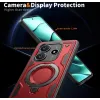 Phonesta MagLock Armor Back Cover Hülle Ring und MagSafe für Xiaomi Redmi Note 14 5G - Rot 5