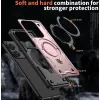 Phonesta MagLock Armor Back Cover Hülle Ring und MagSafe für Xiaomi Redmi Note 14 5G - Roségold 4