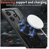 Phonesta MagLock Armor Back Cover Hülle Ring und MagSafe für Xiaomi Redmi Note 14 5G - Schwarz 6
