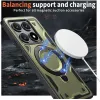 Phonesta MagLock Armor Back Cover Hülle Ring und MagSafe für Xiaomi 14T - Grün 3