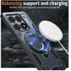Phonesta MagLock Armor Back Cover Hülle Ring und MagSafe für Xiaomi 14T Pro - Dunkelblau 3