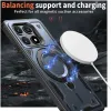 Phonesta MagLock Armor Back Cover Hülle Ring und MagSafe für Xiaomi Poco X6 Pro - Dunkelblau 3