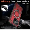 Phonesta MagLock Armor Back Cover Hülle Ring und MagSafe für Xiaomi Poco X6 Pro - Rot 4