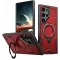 Phonesta MagLock Armor Back Cover Hülle Ring und MagSafe für Samsung Galaxy S25 Ultra - Rot