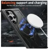 Phonesta MagLock Armor Back Cover Hülle Ring und MagSafe für Samsung Galaxy S25 Ultra - Schwarz 3