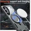 Phonesta MagLock Armor Back Cover Hülle Ring und MagSafe für Samsung Galaxy S25/S24 - Grau 3