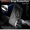 Phonesta MagLock Armor Back Cover Hülle Ring und MagSafe für Samsung Galaxy S25/S24 - Schwarz 4