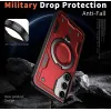 Phonesta MagLock Armor Back Cover Hülle Ring und MagSafe für Samsung Galaxy S25 Plus/S24 Plus - Rot 4