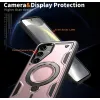 Phonesta MagLock Armor Back Cover Hülle Ring und MagSafe für Samsung Galaxy S25 Plus/S24 Plus - Roségold 6