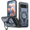 Phonesta MagLock Armor Back Cover Hülle Ring und MagSafe für Google Pixel 9 Pro XL - Dunkelblau