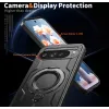 Phonesta MagLock Armor Back Cover Hülle Ring und MagSafe für Google Pixel 9 / 9 Pro - Schwarz 6
