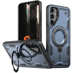 Phonesta MagLock Armor Back Cover Hülle Ring und MagSafe für Samsung Galaxy A16 - Dunkelblau