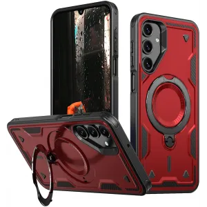 Phonesta MagLock Armor Back Cover Hülle Ring und MagSafe für Samsung Galaxy A16 - Rot