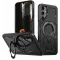 Phonesta MagLock Armor Back Cover Hülle Ring und MagSafe für Samsung Galaxy A16 - Schwarz