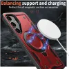 Phonesta MagLock Armor Back Cover Hülle Ring und MagSafe für Samsung Galaxy S24 FE - Rot 3