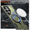 Phonesta MagLock Armor Back Cover Hülle Ring und MagSafe für Samsung Galaxy S24 Ultra - Grün 3