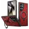 Phonesta MagLock Armor Back Cover Hülle Ring und MagSafe für Samsung Galaxy S24 Ultra - Rot
