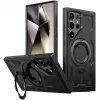 Phonesta MagLock Armor Back Cover Hülle Ring und MagSafe für Samsung Galaxy S24 Ultra - Schwarz