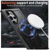Phonesta MagLock Armor Back Cover Hülle Ring und MagSafe für Samsung Galaxy S24 Ultra - Schwarz 3