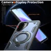 Phonesta MagLock Armor Back Cover Hülle Ring und MagSafe für Samsung Galaxy A36/A56 - Dunkelblau 6