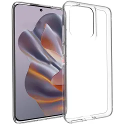 Phonesta Pure Clear Silikon Back Cover Hülle für Motorola Edge 60 Neo/Edge 50 Neo / ThinkPhone 25 - Transparent